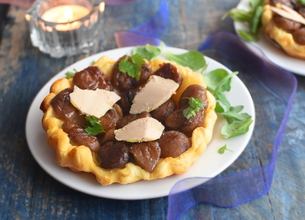 Mini-Tatins de Foie Gras aux Marrons