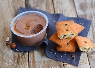 Tourbillon de Mousse et Financiers aux pépites de chocolat