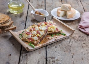 Tartines sucrées-salées au Corsica à la bière