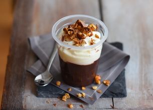 Le Viennois Chocolat et son topping granola aux pépites de chocolat