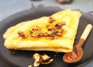 Crêpes miel amandes