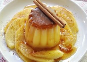 Flanby en chaud-froid de pommes 