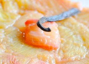 Tatin de rhubarbe