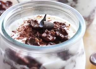 Yaourt glacé à la stracciatella