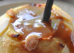 Pommes farcies au caramel beurre salé