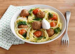 One Pot Pasta aux boulettes d'agneau et Ricotta