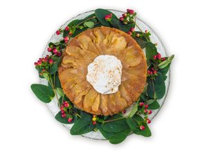 Gâteau renversé aux poires