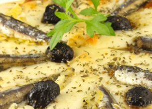 Pizza sicilienne au fromage de brebis Salakis