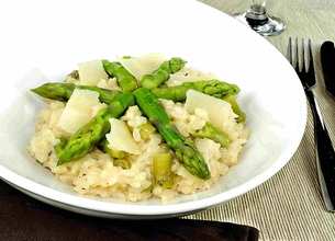 Risotto d'asperges vertes