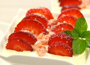 Tiramisù aux fraises