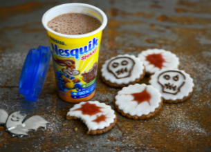 Nesquik shake et ses biscuits sanglants