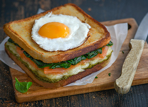 Le croque florentin façon brasserie