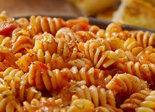 Fusillis Sauce Onctueuse aux Tomates et Rondelé Nature