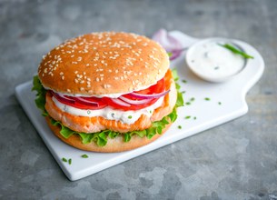 Burger au Saumon