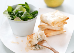 Briques au Roquefort Société AOP et aux poires