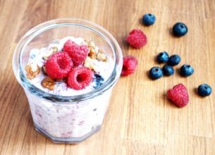 Flocons d’avoine aux fruits rouges