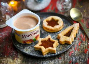 Petits sablés à la confiture de figue & MaronSui's La Laitière 