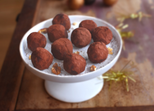 Truffes au chocolat et aux noix Primevère 