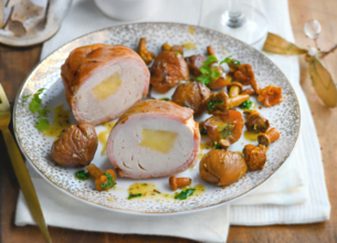 Ballotins de Poulet Farcis au Comté & Châtaignes Moelleuses