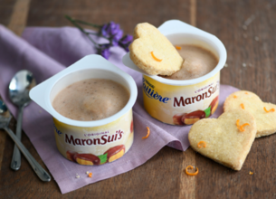 Petits Cœurs sablés à l'Orange et MaronSui's