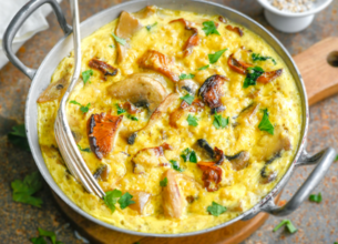 Frittata aux Champignons des bois & Quinoa