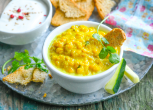 Apéro Dip aux Lentilles Corail & Curry