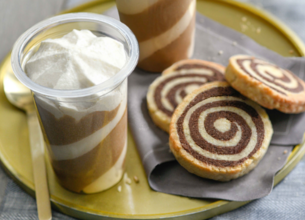 Le Viennois Mousse Café et ses biscuits Tourbillon