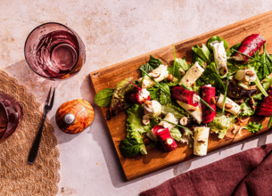 Cannelloni de légumes racines et Rondelé au lait de chèvre