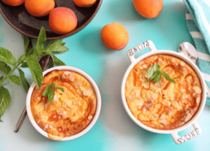 Petits clafoutis aux abricots