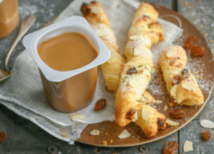 Sacristains amandes/raisins & Frais et Fondant café