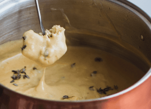 Fondue aux 3 Fromages Président et sa farandole de légumes