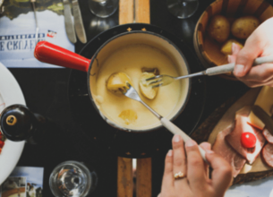 Fondue Président aux cèpes