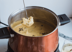 Fondue aux 3 Fromages Président et sa farandole de légumes