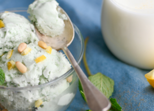 Glace au Kéfir Kremly citron - matcha 