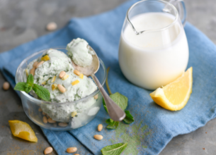 Glace au Kéfir Kremly citron - matcha 