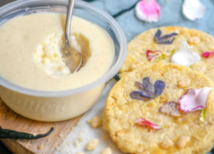 Sablés aux fleurs comestibles