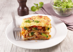 Lasagnes aux courgettes et au Chèvre