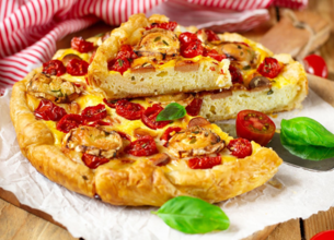 Quiche aux tomates cerises et au Chèvre