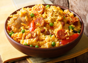 Risotto au chorizo