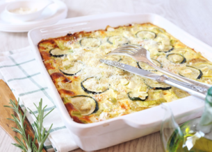 Gratin de courgettes à la Mozzarella