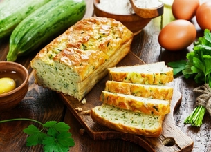 Cake aux courgettes et au Parmesan