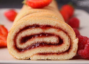 Gâteau roulé à la confiture
