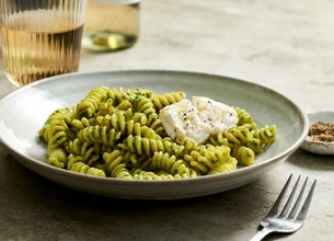 Pâtes au pesto et à la Burrata