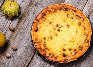 Tarte au Bleu et aux noix