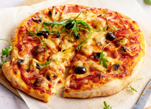 Pizza reine au Leerdammer