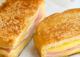 Croque-Monsieur aux Tranches de Chaussée aux Moines 
