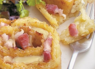 Tartiflette roulée au Chaussée aux Moines 