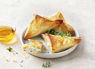 Bricks labné Président, miel et thym