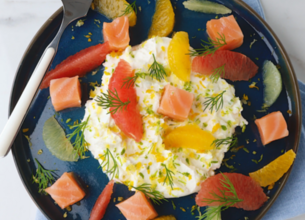 Président Nature aux agrumes, saumon fumé et parfum d’aneth