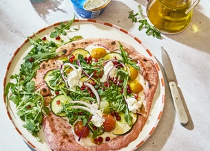 Pizza Stracciatella Galbani, Betterave & Pistache